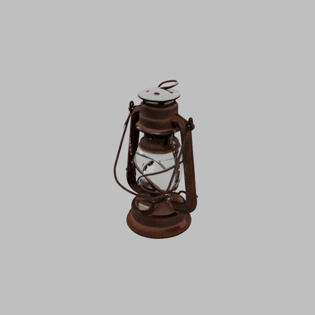 A generated oil lantern